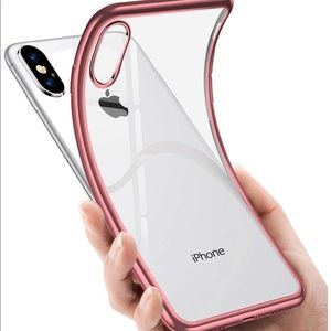 TPU iPhone X / XS Case Rose Gold
